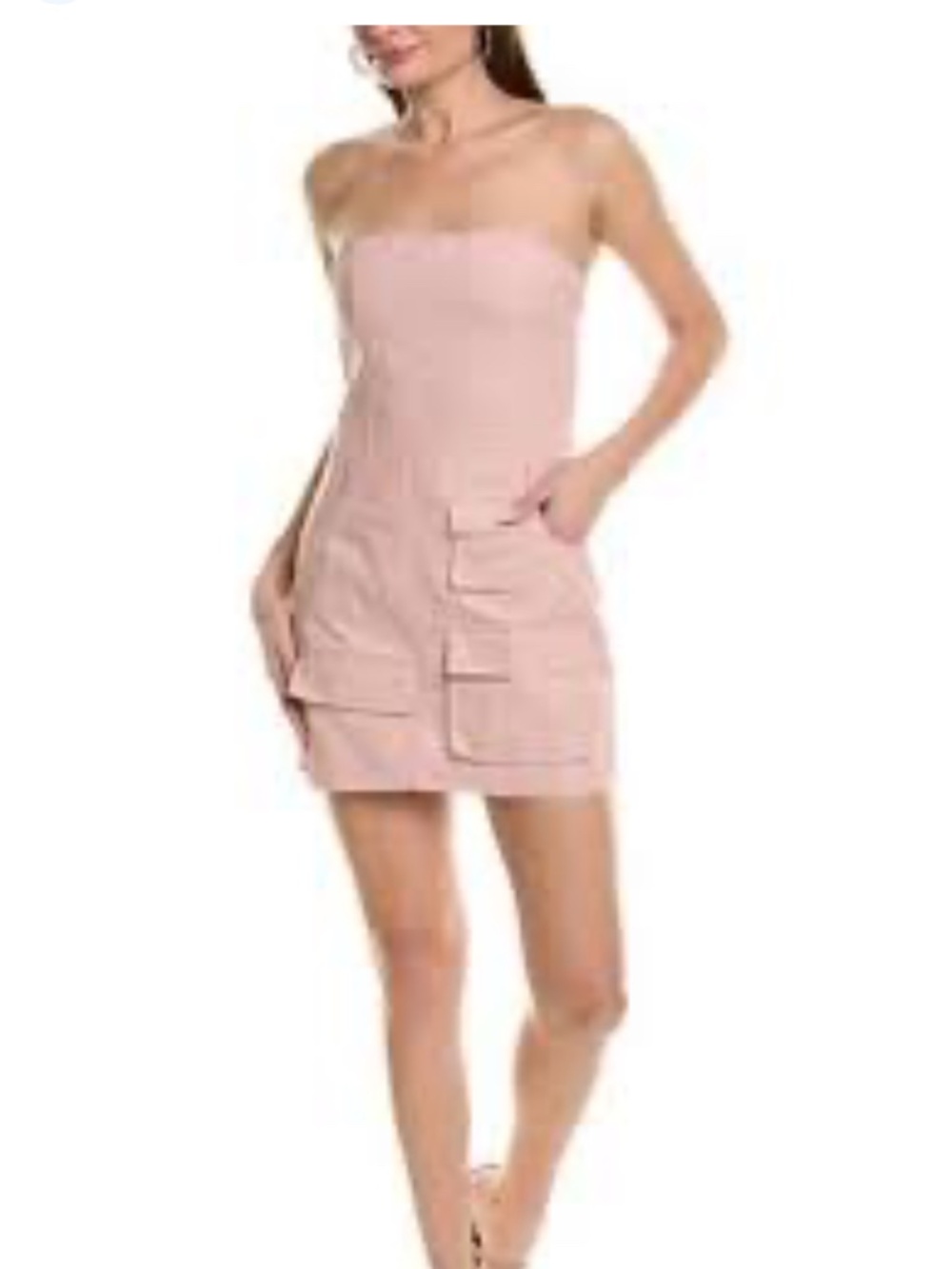 Zara strapless dress, cargo.
